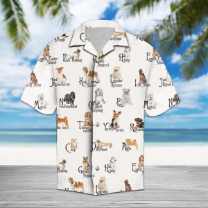 Dogs Breeds Hawaiian Shirt Hawaii Shirts 3D Hoodies