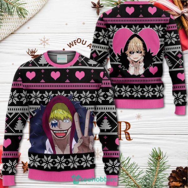 Donquixote Rosinante Christmas Sweater Custom One Piece Anime Xmas Shirt For Men Women Sweater