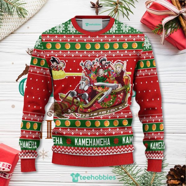 Dragon Ball Anime Christmas Sweater Red Characters Xmas For Men Women Sweater