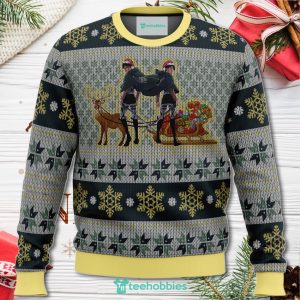 Eren Yeager And Levi Ackerman Attack On Titan Christmas Sweater For Men Women Sweater