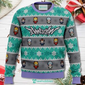 Evangelion Units Neon Genesis Evangelion Christmas Sweater For Men Women Sweater