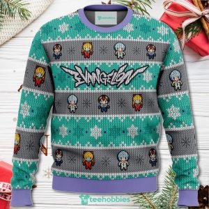 Evangelion Units Neon Genesis Evangelion Christmas Sweater For Men Women Sweater