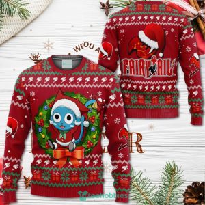 Fairy Tail Happy Christmas Sweater Anime Custom Xmas For Men Women Sweater