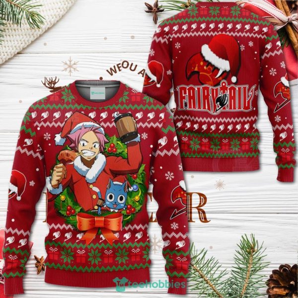 Fairy Tail Natsu Dragneel Christmas Sweater Anime Xmas For Men Women Sweater