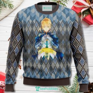 Fate Zero Saber Christmas Sweater For Men Women Sweater