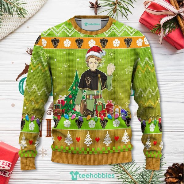 Finral Roulacase Anime Christmas Sweater Black Clover Xmas For Men Women Sweater