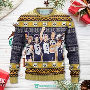 Fukurodani Academy Christmas Sweater Haikyuu Anime Xmas For Men Women Sweater