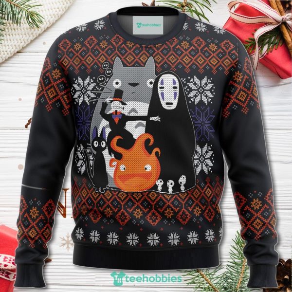 Ghibli Miyazaki Christmas Sweater For Men Women Sweater