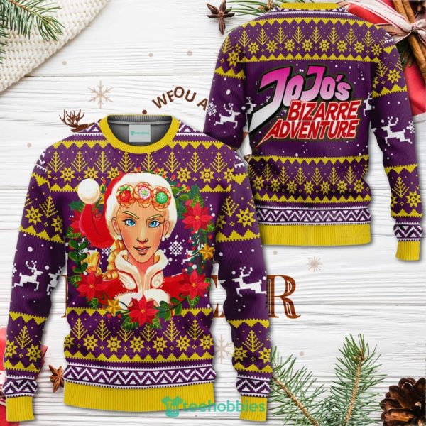 Giorno Giovanna Christmas Sweater Jojos Bizarre Adventure Anime For Men Women Sweater