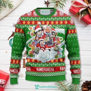 Goku X Gohan X Chi Chi Dragon Ball Anime Christmas Sweater Xmas For Men Women Sweater