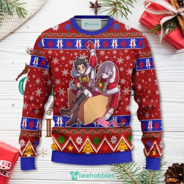 Gon X Killua Anime Christmas Sweater Hunter X Hunter Xmas For Men Women Sweater