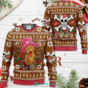 Happy Chopper Christmas Sweater One Piece Anime Xmas Shirt For Men Women Sweater