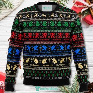Hogwarts Houses Christmas Sweater For Men Womenproduct photo 1