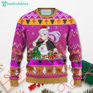 Noelle Silva Anime Christmas Sweater Black Clover Xmas For Men Women Sweater