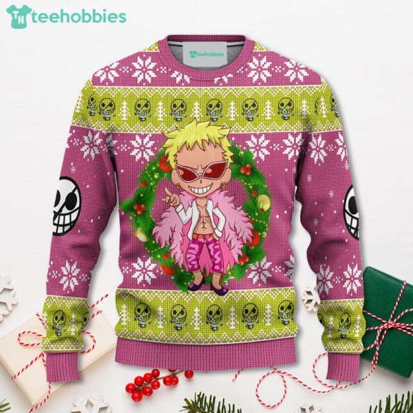 One Piece – Donquixote Anime Christmas Sweater Xmas For Men Women Sweater