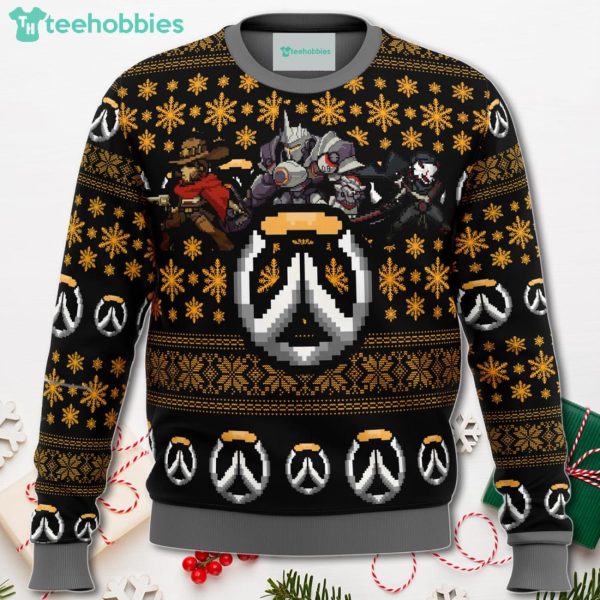 Overwatch Symbol Christmas Sweater For Men Women Sweater