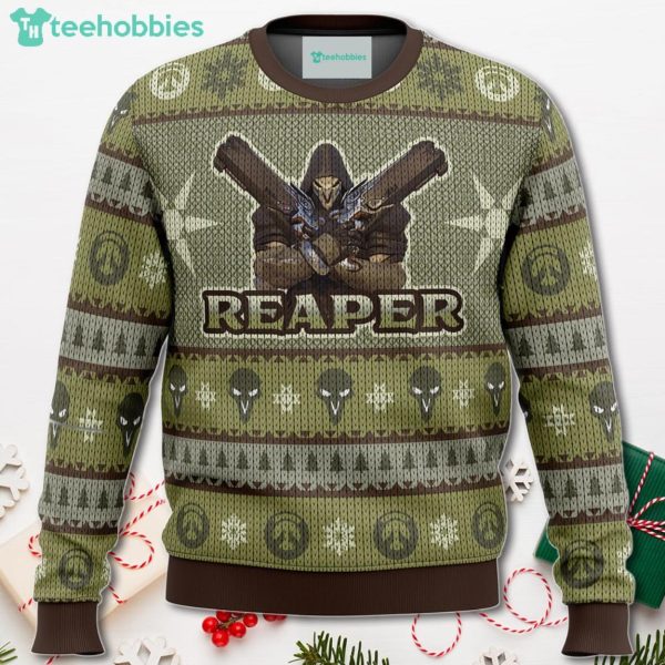 Overwatch The Reaper Christmas Sweater For Men Women Sweater