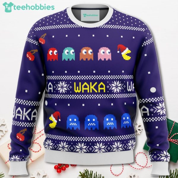 Pacman Waka Waka Christmas Sweater For Men Women Sweater