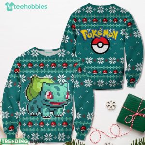 Pokemon Bulbasaur Christmas Sweater Custom Xmas Shirt For Men Women Sweater