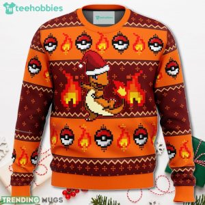 Pokemon Charmander Christmas Sweater For Men Women Sweater