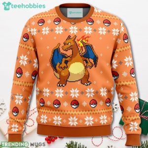 Pokemon Christmas Blaze Charizard Christmas Sweater For Men Women Sweater