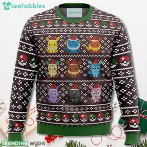 Pokemon Eeveelution Christmas Sweater For Men Women Sweater