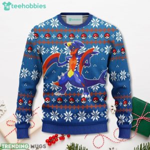 Pokemon Garchomp Anime Christmas Sweater Xmas For Men Women Sweater