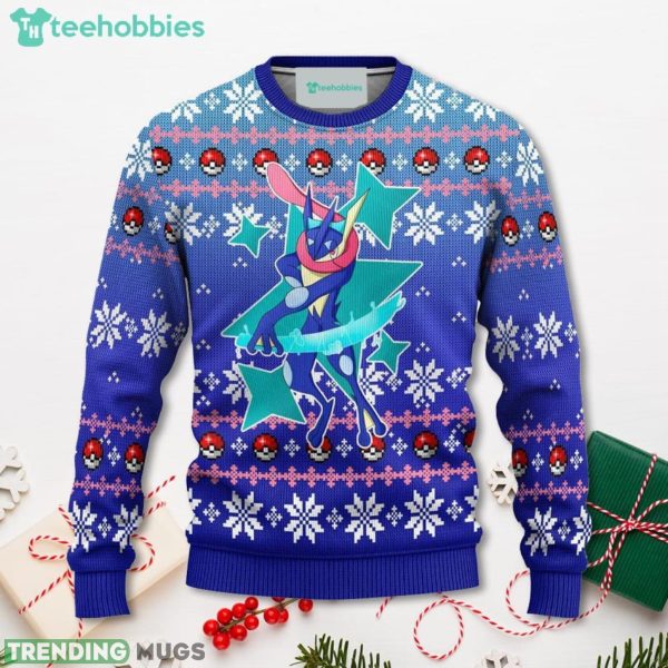 Pokemon Greninja Anime Christmas Sweater Xmas For Men Women Sweater