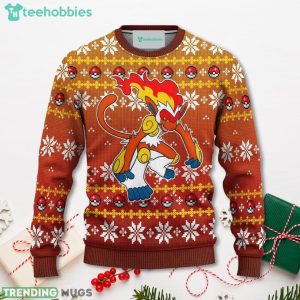 Pokemon Infernape Anime Christmas Sweater Xmas For Men Women Sweater