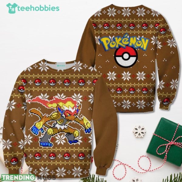 Pokemon Infernape Christmas Sweater Custom Xmas Shirt For Men Women Sweater