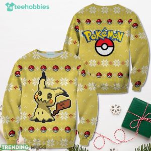 Pokemon Mimikyu Christmas Sweater Custom Xmas Shirt For Men Women Sweater