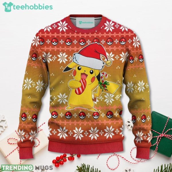 Pokemon Pikachu Anime Christmas Sweater Xmas For Men Women Sweater