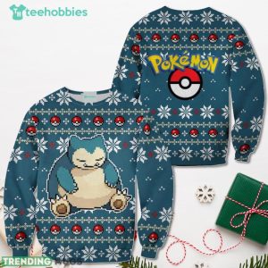 Pokemon Snorlax Christmas Sweater Custom Xmas Shirt For Men Women Sweater