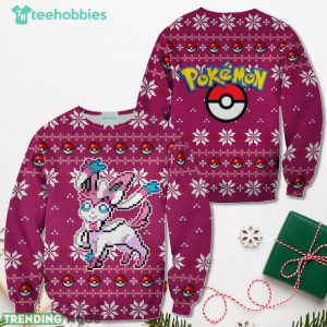 Pokemon Sylveon Christmas Sweater Custom Xmas Shirt For Men Women Sweater