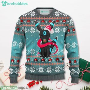 Pokemon Umbreon Anime Christmas Sweater Xmas For Men Women Sweater