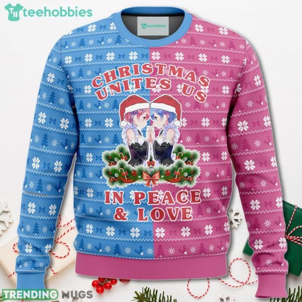 Re Zero Ram And Rem Christmas Christmas Sweater For Men Women Sweater