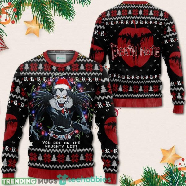 Ryuk Christmas Sweater Death Note Anime Xmas Shirt For Men Women Sweater