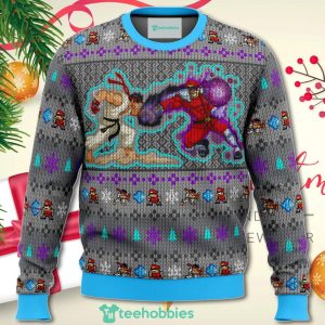 Street Fighter Ryu Vs M Bison Christmas Sweater For Men Womenproduct photo 1