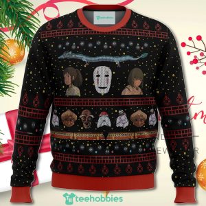 Studio Ghibli No Face Spirited Away Christmas Sweater For Men Women Sweater