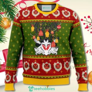 Studio Ghibli Princess Mononoke Xmas Forest Spirit Christmas Sweater For Men Women Sweater