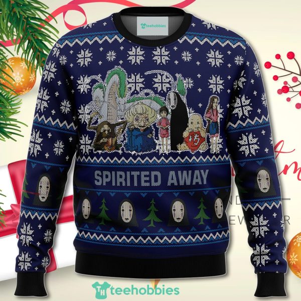 Studio Ghibli Spirited Away Squad Christmas Sweater For Men Women Sweater