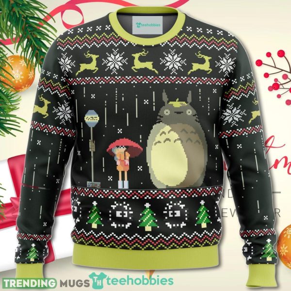 Studio Ghibli Totoro Rain Christmas Sweater For Men Women Sweater