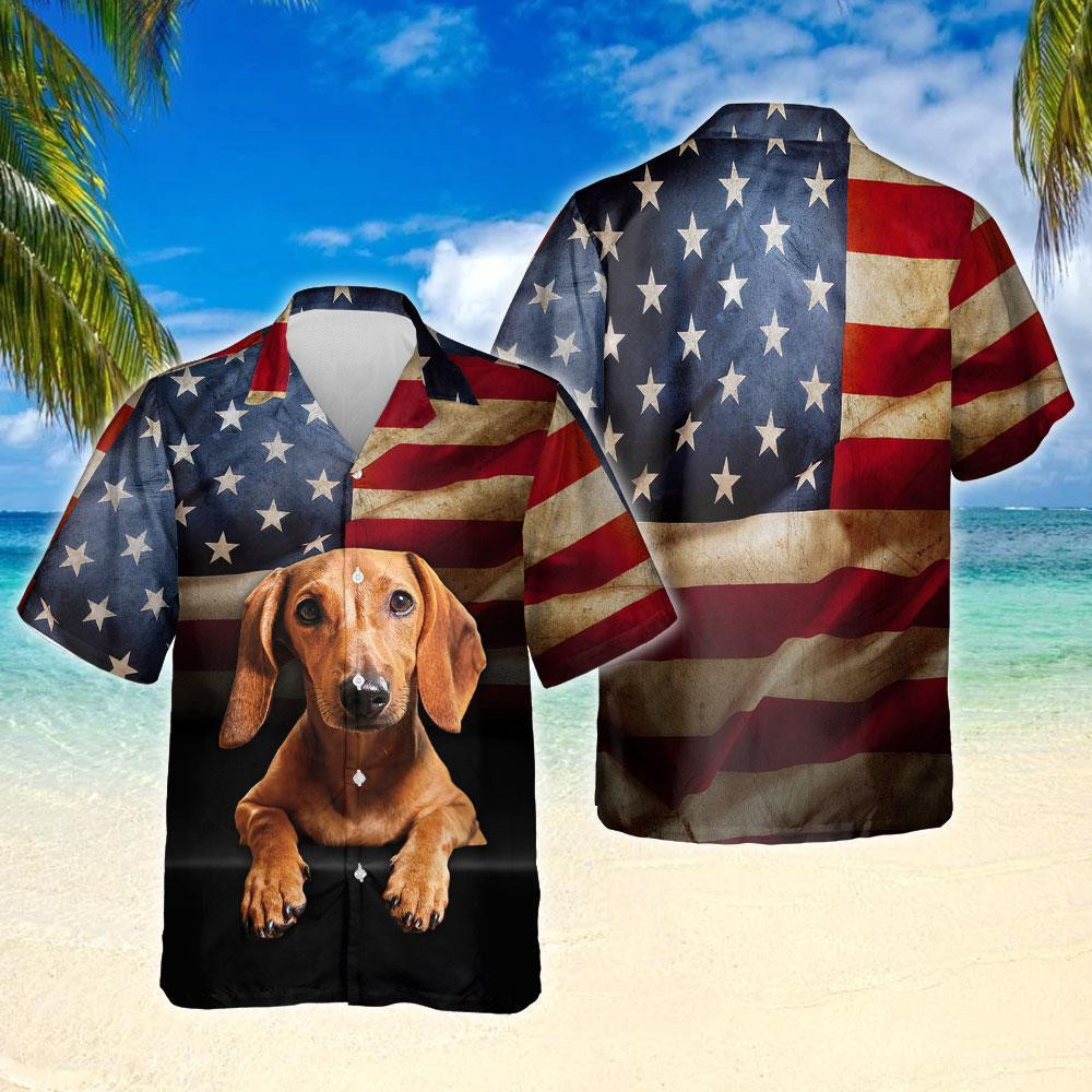 Dachshund Aloha Hawaiian Shirts, Dog Hawaiian shirt For Men, Women Hawaiian Shirt Dachshund Aloha Hawaiian Shirts, Dog Hawaiian shirt For Men, Women Hawaiian Shirt