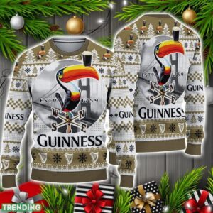 3D 60 Guinness Ugly Sweater Christmas Holiday Gift Beer Drinking Christmas Sweater Christmas Holiday Gift 3D Sweater