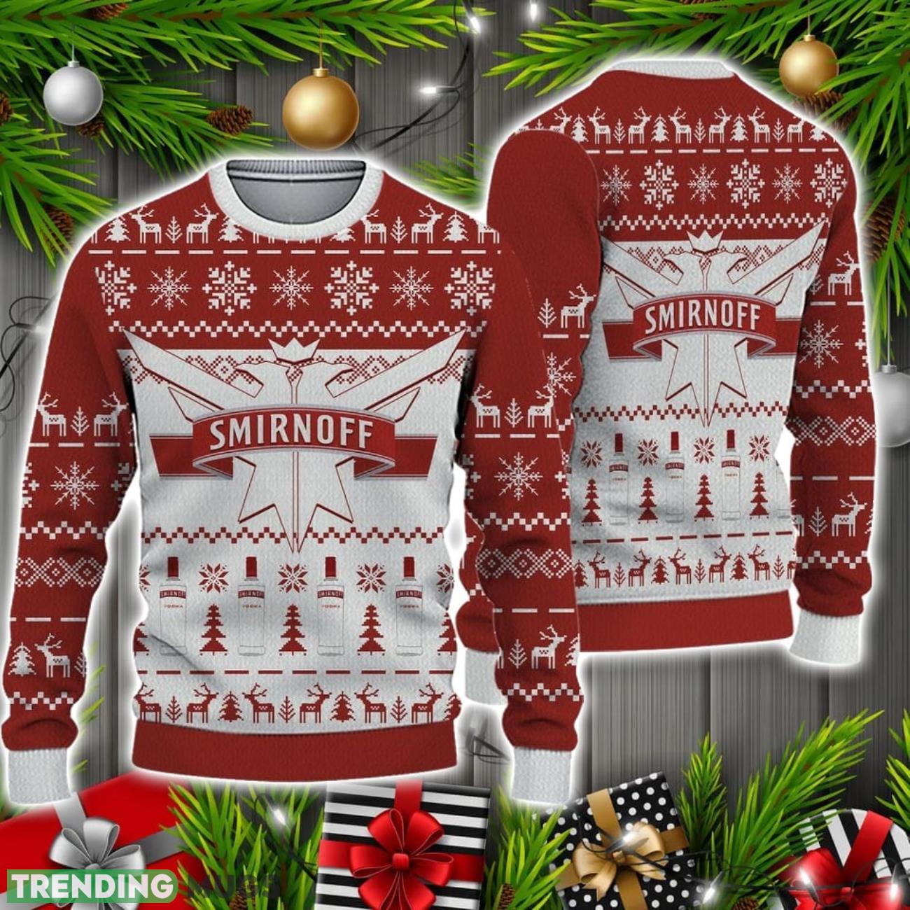 3D Smirnoff Ugly Sweater Christmas Holiday Gift Beer Drinking Christmas Sweater Christmas Holiday Gift 3D Sweater 3D Smirnoff Ugly Sweater Christmas Holiday Gift Beer Drinking Christmas Sweater Christmas Holiday Gift 3D Sweater
