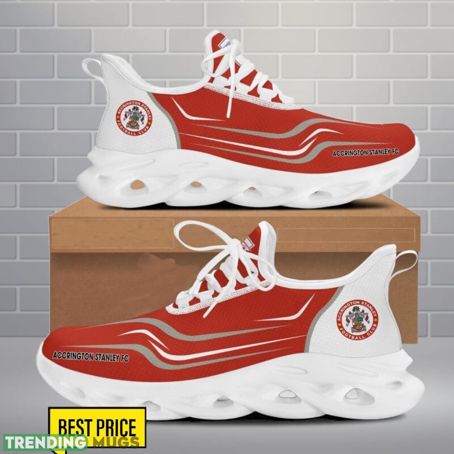 Accrington Stanley Max Soul Shoes Sneakers For Fans Max Soul Accrington Stanley Max Soul Shoes Sneakers For Fans Max Soul