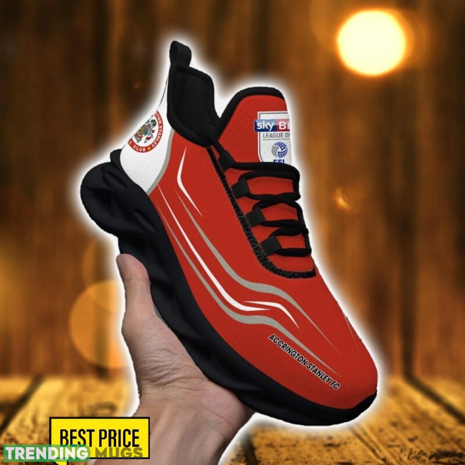 Accrington Stanley Max Soul Shoes Sneakers For Fans Max Soul Accrington Stanley Max Soul Shoes Sneakers For Fans Max Soul