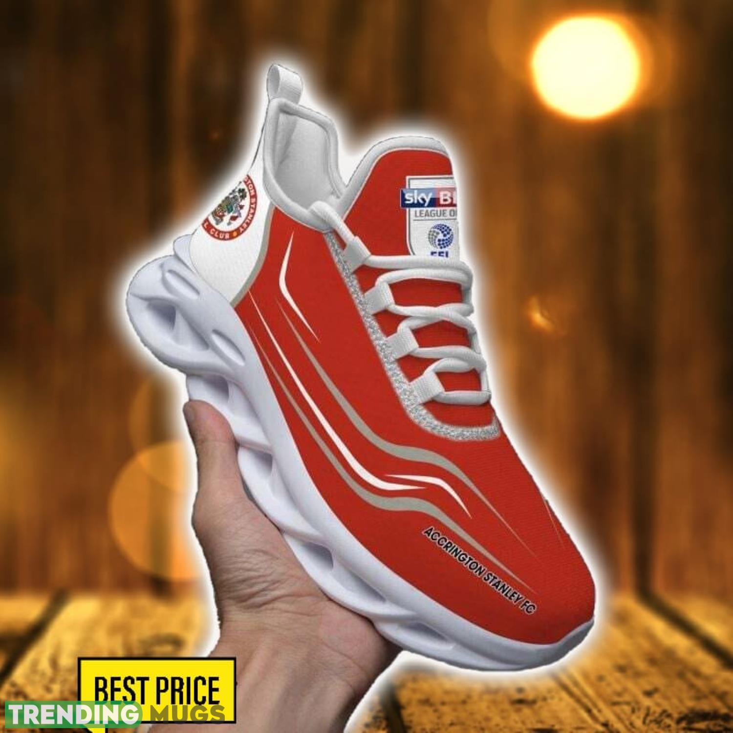 Accrington Stanley Max Soul Shoes Sneakers For Fans Max Soul Accrington Stanley Max Soul Shoes Sneakers For Fans Max Soul