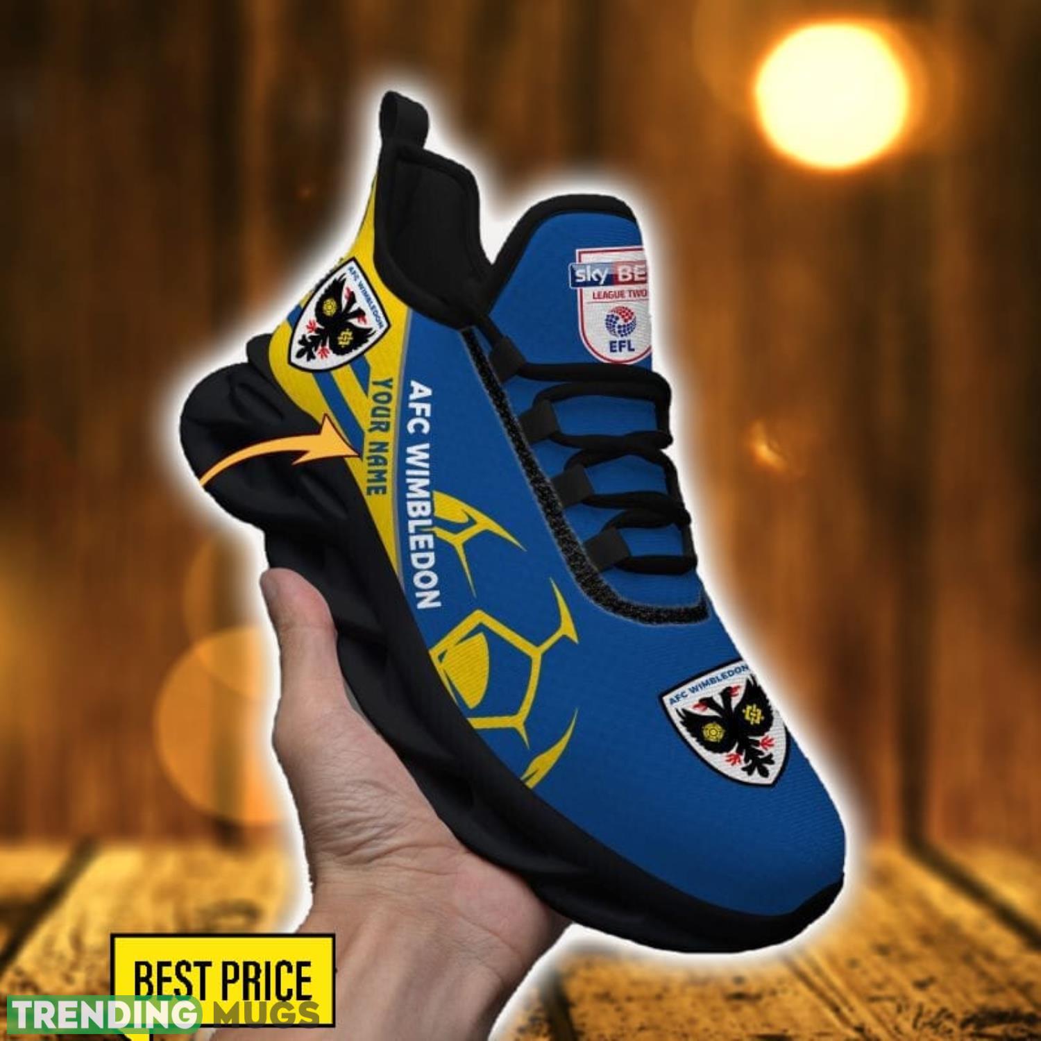 AFC Wimbledon Max Soul Shoes Sport Gift For Men And Women Trending Custom Name Max Soul AFC Wimbledon Max Soul Shoes Sport Gift For Men And Women Trending Custom Name Max Soul