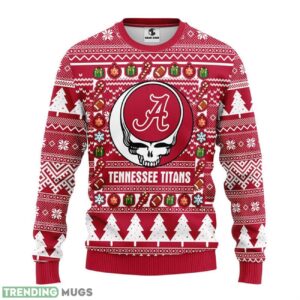 Alabama Crimson Tide Grateful Dead Ugly Christmas Sweater Men Women Unisex Sweater 3D Sweater